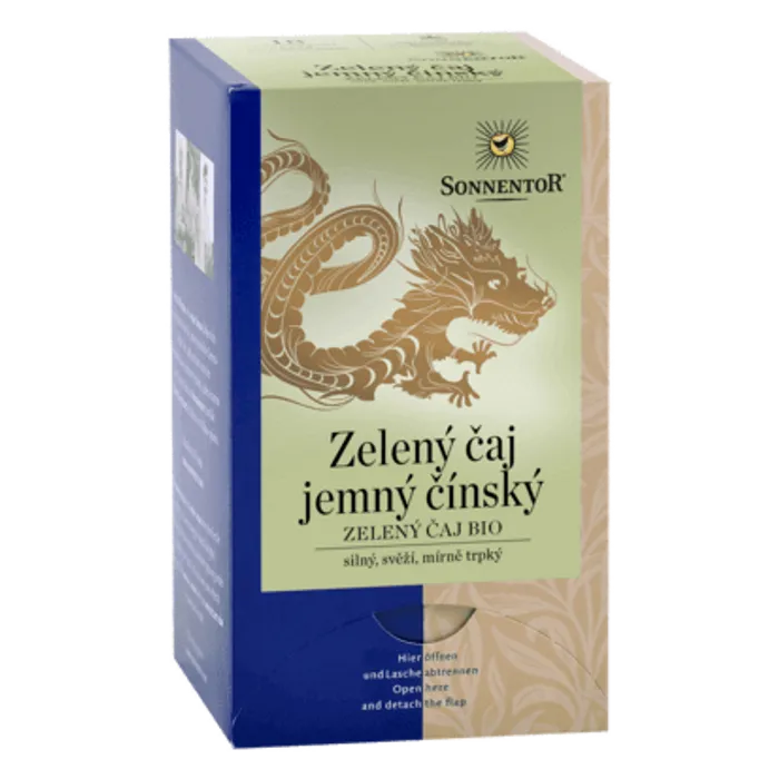 Sonnentor Čaj zelený jemný čínský 18 x 1,5 g BIO